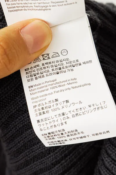 Our Legacy Compact Roundneck Knitwear In Black