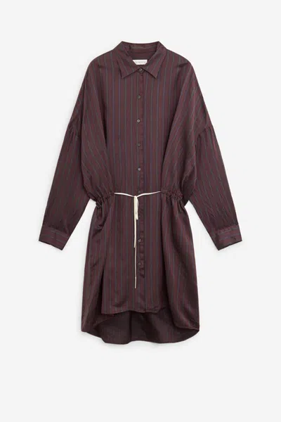 Dries Van Noten Topwear In Burgundy