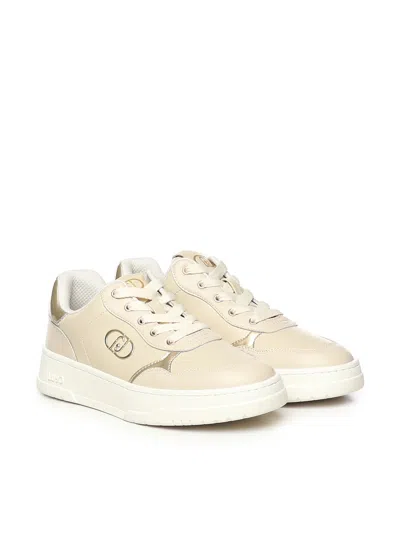 Liu •jo Leather Sneakers In Brown