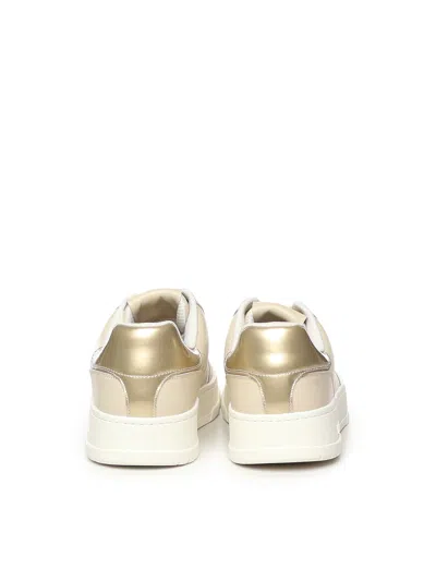 Liu •jo Leather Sneakers In Brown