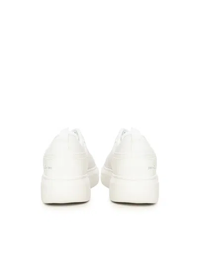 Liu •jo Platform Leather Sneakers In Multi