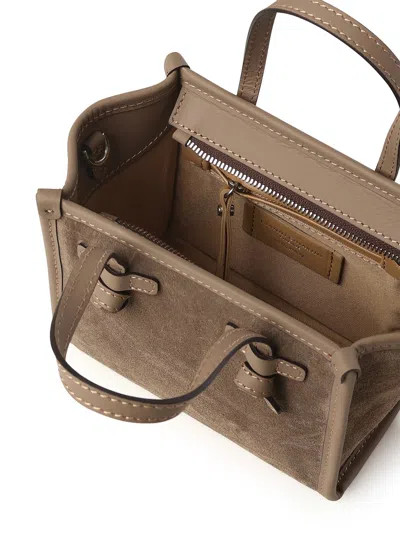 Gianni Chiarini Miss Marcella 32 Suede Bag In Brown