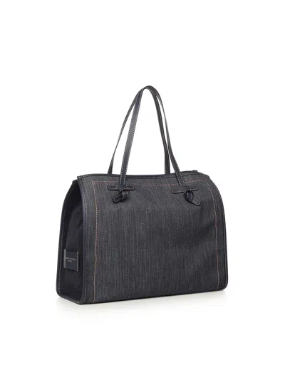 Gianni Chiarini Marcella Shopping Bag In Gray