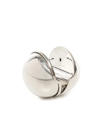 Alaïa Sphere Silver-tone Earrings In Silver