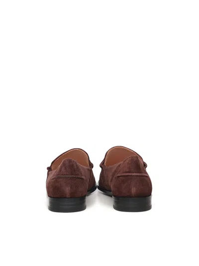 Coccinelle Suede Loafers C-penny Loafer Suede In Brown