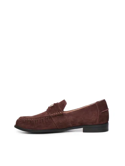 Coccinelle Suede Loafers C-penny Loafer Suede In Brown