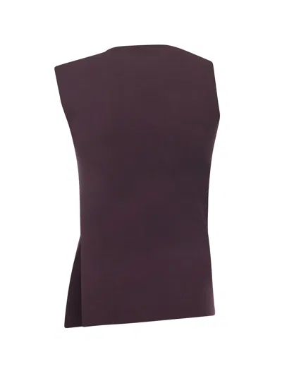 Courrèges Oblique Interlock Top In Purple