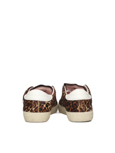 Date Hill Low Leopard Sneakers In Animalier Suede And Fabric In Multi
