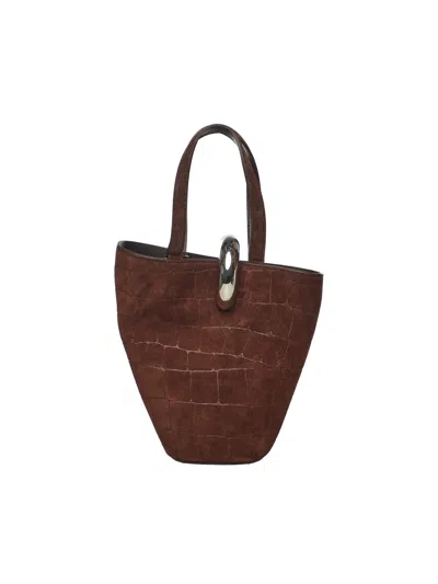 Jacquemus Le Petit Bambola Bag In Brown