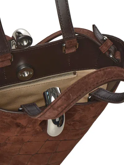 Jacquemus Le Petit Bambola Bag In Brown