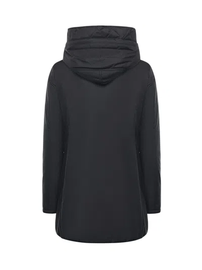 Fay Double-breasted Toggle Coat With Detachable Front Panel In Blue