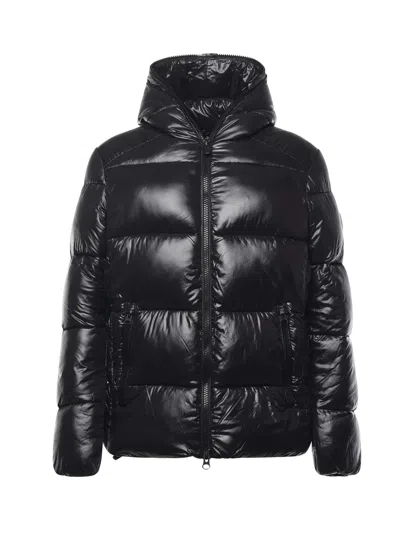 Save The Duck Edgard Nylon Down Jacket In Black