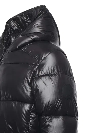 Save The Duck Edgard Nylon Down Jacket In Black