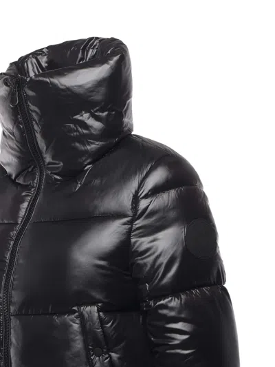 Save The Duck Moma Padded Short Jacket In Black