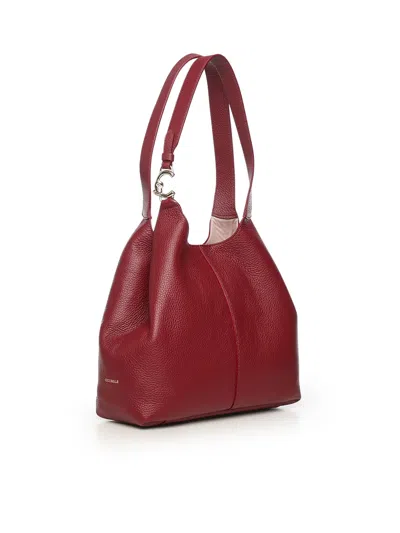 Coccinelle C-easy Large Shopping Bag In Red