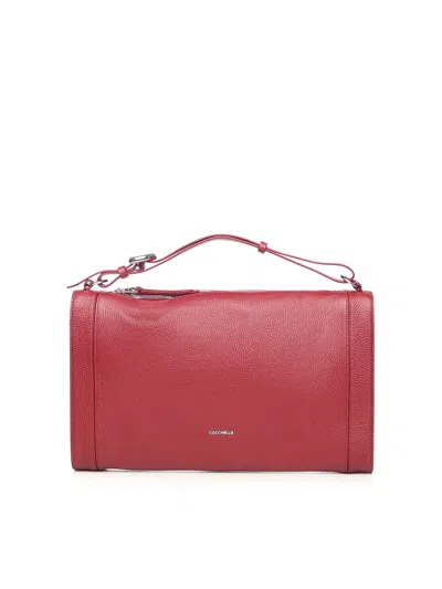 Coccinelle Elinor Medium Shoulder Bag In Red