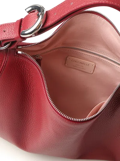 Coccinelle Elinor Medium Shoulder Bag In Red