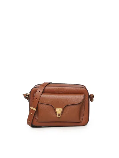 Coccinelle Beat Soft Shoulder Bag In Brown