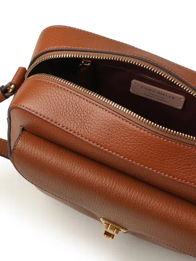 Coccinelle Beat Soft Shoulder Bag In Brown