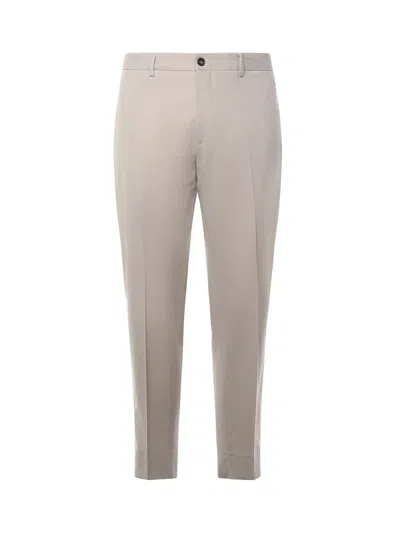 Be Able Edoardo Wool Blend Trousers In Neutral