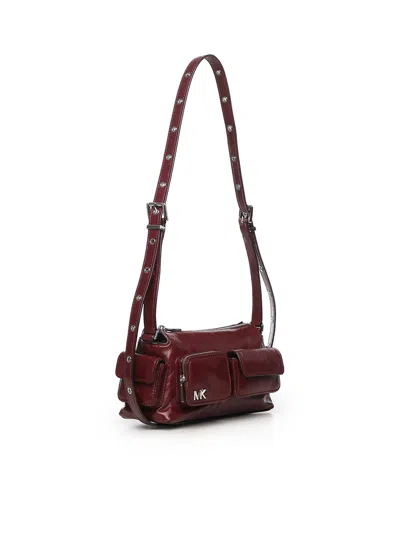 Michael Michael Kors Adjustable-strap Shoulder Bag In Burgundy