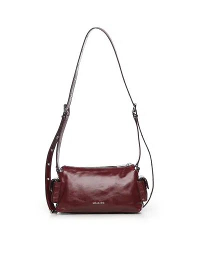 Michael Michael Kors Adjustable-strap Shoulder Bag In Burgundy