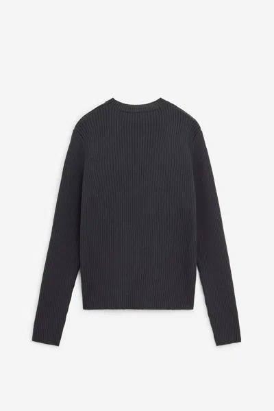Our Legacy Compact Roundneck Knitwear In Black