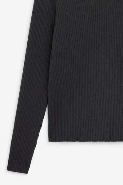 Our Legacy Compact Roundneck Knitwear In Black