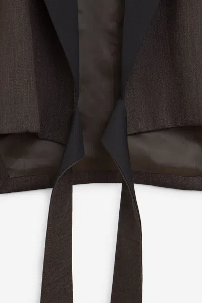 Our Legacy Wrap Blazer In Brown