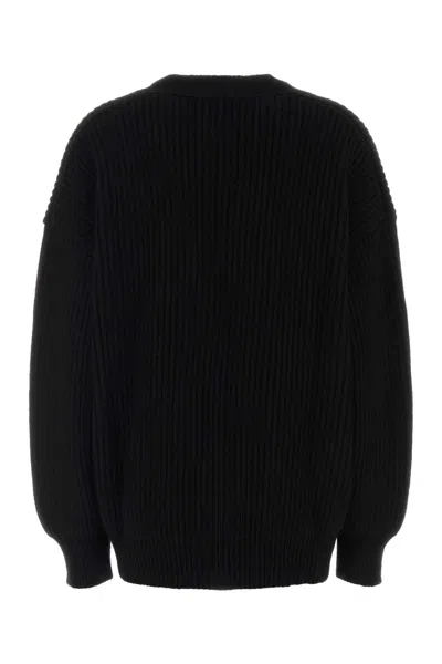 Uma Wang Cashmere Cardigan With Buttons In Black