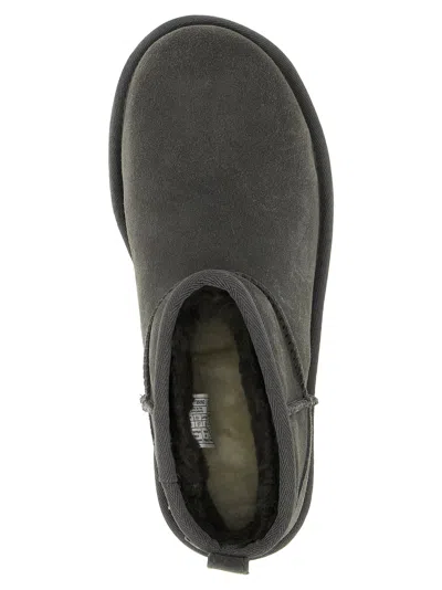 Ugg Stivaletto Donna Classic Ultra Mini Con Plateau Sand In Gray