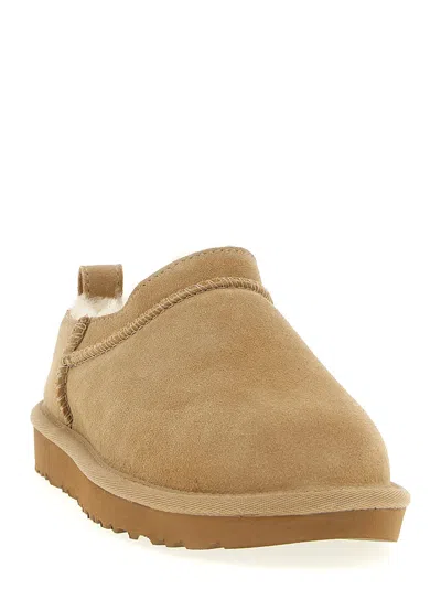 Ugg Classic Micro Suede Sheepskin Boots In Neutral
