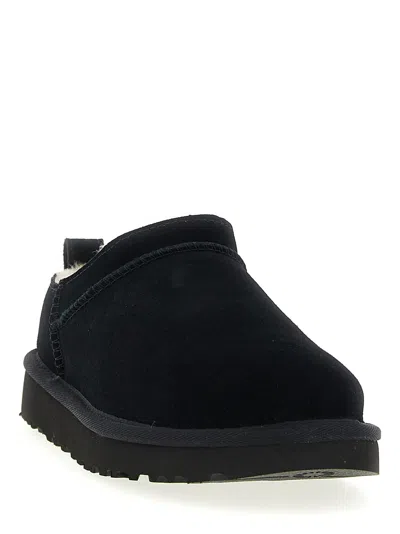 Ugg Classic Micro Suede Sheepskin Boots In Black