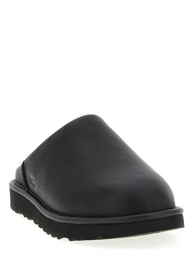 Ugg M Classic Slip-on Flat Shoes Black In Black