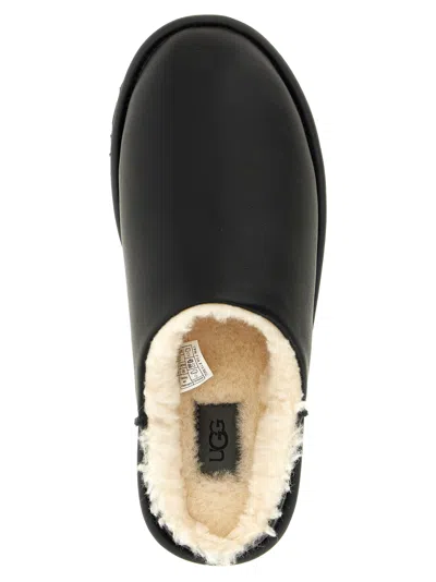 Ugg M Classic Slip-on Flat Shoes Black In Black