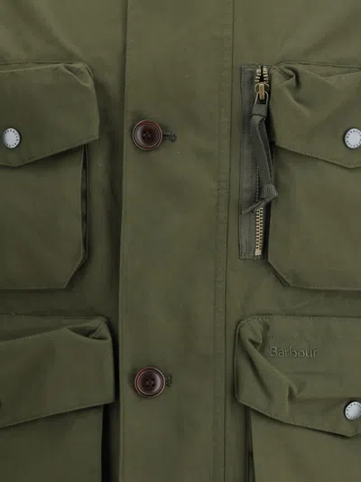 Barbour Westdale Jacket Featuring Adjustable Cuffs In Green