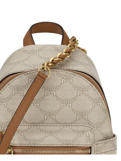 Mcm Stark Lauretos Backpack In Neutral