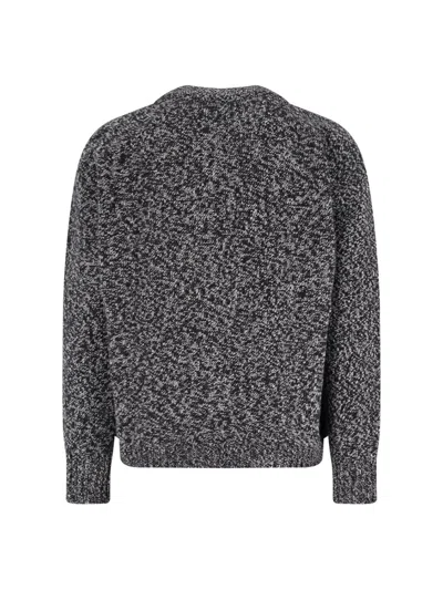 Studio Nicholson V-neck Long Sleeve Cardigan Pockets In Green