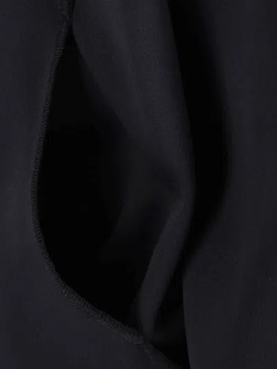 Casablanca Mens Oversized Panel Logo Jersey Hoodie Black In Black