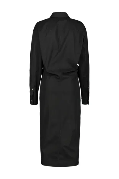 The Row Yuske Dress In Black