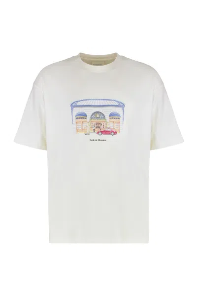 Drôle De Monsieur Short-sleeved T-shirt In White