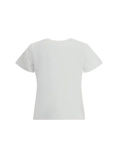 Moncler Logo Cotton T-shirt In White