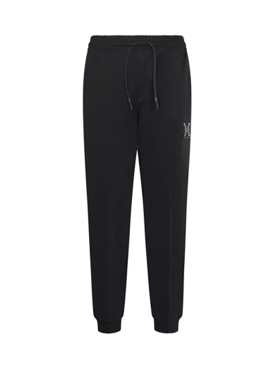 Richmond Cotton Joggers With Logo In Black