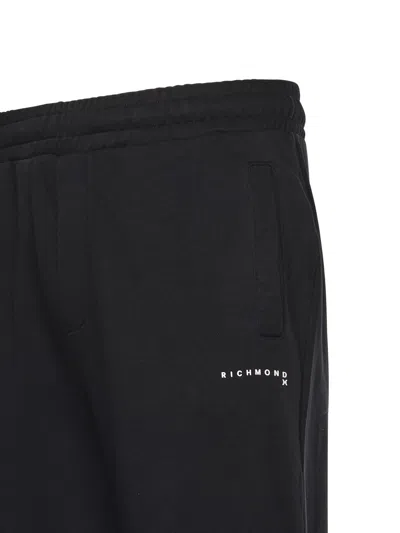 Richmond Cotton Blend Joggers With Logo In Multi