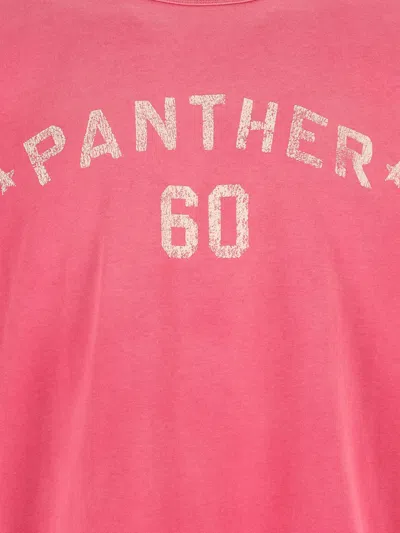 Valentino Graphic Print Cotton T-shirt With Short Sleeves In Red