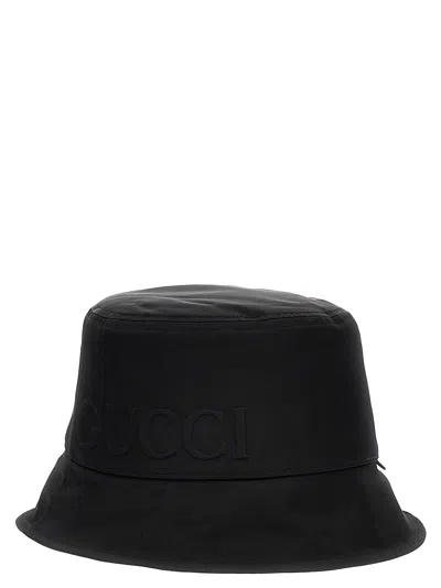 Gucci Women Logo Bucket Hat In Black