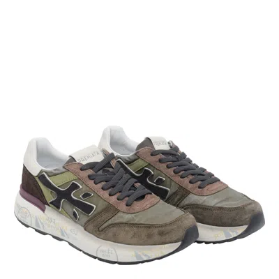 Premiata Sneaker Mick 7717 Military Green In Multi