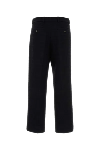 Gucci Black Cropped Trousers In Black