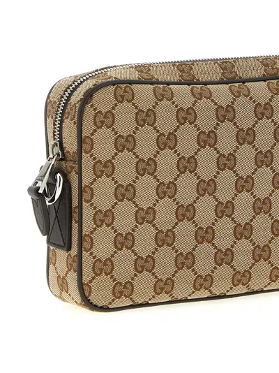 Gucci Gg Small Shoulder Strap Crossbody Bags Brown In Brown