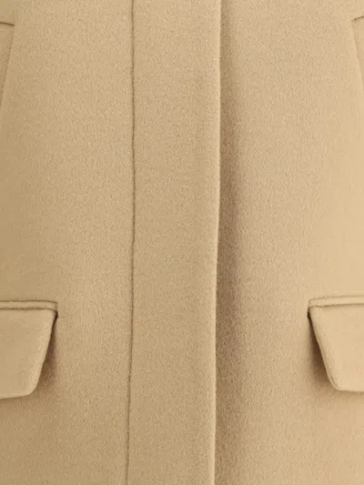 Gucci Women Wool Zip-up Jacket In Neutral